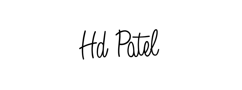 Make a beautiful signature design for name Hd Patel. Use this online signature maker to create a handwritten signature for free. Hd Patel signature style 5 images and pictures png