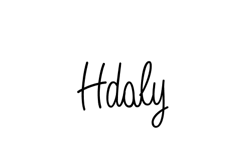 Make a beautiful signature design for name Hdaly. Use this online signature maker to create a handwritten signature for free. Hdaly signature style 5 images and pictures png