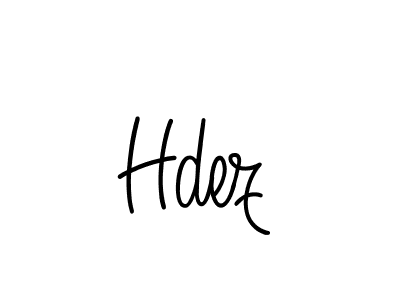 Create a beautiful signature design for name Hdez. With this signature (Angelique-Rose-font-FFP) fonts, you can make a handwritten signature for free. Hdez signature style 5 images and pictures png