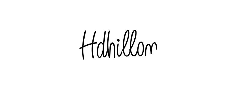 How to Draw Hdhillon signature style? Angelique-Rose-font-FFP is a latest design signature styles for name Hdhillon. Hdhillon signature style 5 images and pictures png