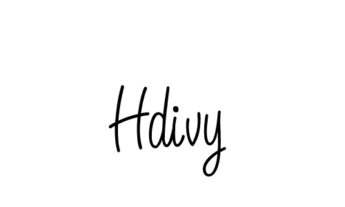 Hdivy stylish signature style. Best Handwritten Sign (Angelique-Rose-font-FFP) for my name. Handwritten Signature Collection Ideas for my name Hdivy. Hdivy signature style 5 images and pictures png