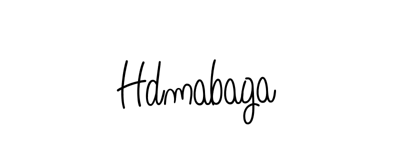 The best way (Angelique-Rose-font-FFP) to make a short signature is to pick only two or three words in your name. The name Hdmabaga include a total of six letters. For converting this name. Hdmabaga signature style 5 images and pictures png