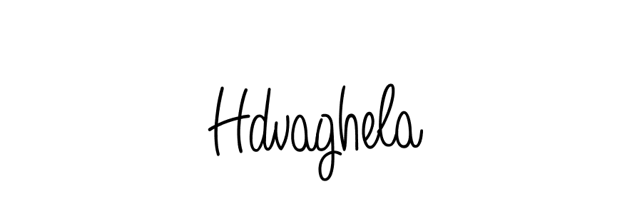 How to make Hdvaghela name signature. Use Angelique-Rose-font-FFP style for creating short signs online. This is the latest handwritten sign. Hdvaghela signature style 5 images and pictures png