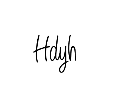 You should practise on your own different ways (Angelique-Rose-font-FFP) to write your name (Hdyh) in signature. don't let someone else do it for you. Hdyh signature style 5 images and pictures png