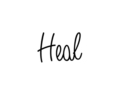 How to make Heal signature? Angelique-Rose-font-FFP is a professional autograph style. Create handwritten signature for Heal name. Heal signature style 5 images and pictures png