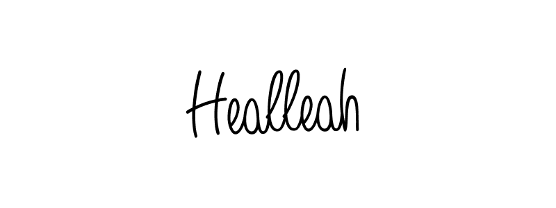 How to make Healleah signature? Angelique-Rose-font-FFP is a professional autograph style. Create handwritten signature for Healleah name. Healleah signature style 5 images and pictures png