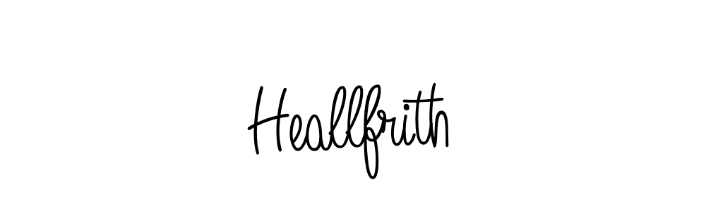Design your own signature with our free online signature maker. With this signature software, you can create a handwritten (Angelique-Rose-font-FFP) signature for name Heallfrith. Heallfrith signature style 5 images and pictures png