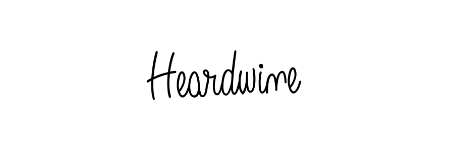 Also we have Heardwine name is the best signature style. Create professional handwritten signature collection using Angelique-Rose-font-FFP autograph style. Heardwine signature style 5 images and pictures png