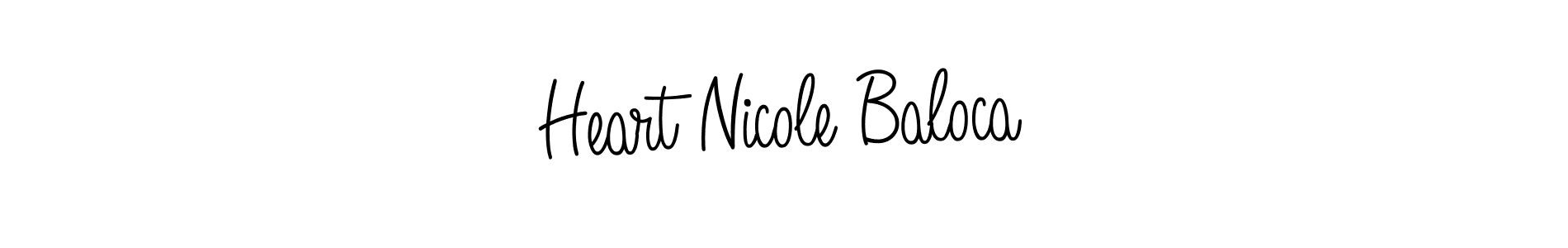 Best and Professional Signature Style for Heart Nicole Baloca. Angelique-Rose-font-FFP Best Signature Style Collection. Heart Nicole Baloca signature style 5 images and pictures png