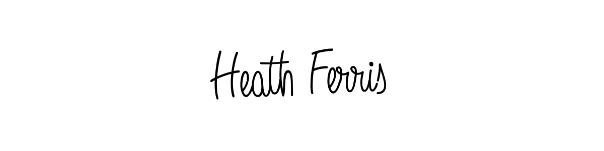 Heath Ferris stylish signature style. Best Handwritten Sign (Angelique-Rose-font-FFP) for my name. Handwritten Signature Collection Ideas for my name Heath Ferris. Heath Ferris signature style 5 images and pictures png