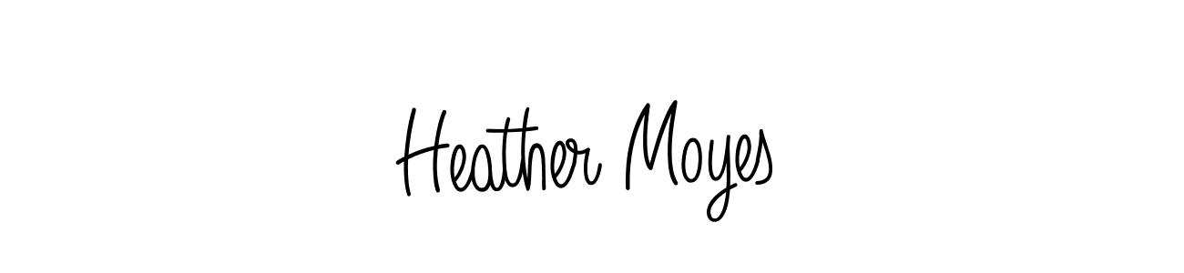 Make a beautiful signature design for name Heather Moyes. Use this online signature maker to create a handwritten signature for free. Heather Moyes signature style 5 images and pictures png