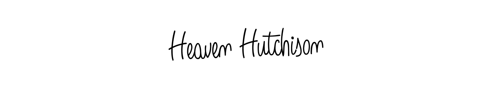 You should practise on your own different ways (Angelique-Rose-font-FFP) to write your name (Heaven Hutchison) in signature. don't let someone else do it for you. Heaven Hutchison signature style 5 images and pictures png