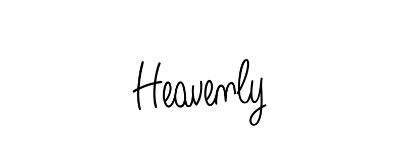 How to Draw Heavenly signature style? Angelique-Rose-font-FFP is a latest design signature styles for name Heavenly. Heavenly signature style 5 images and pictures png