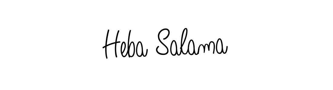 if you are searching for the best signature style for your name Heba Salama. so please give up your signature search. here we have designed multiple signature styles  using Angelique-Rose-font-FFP. Heba Salama signature style 5 images and pictures png
