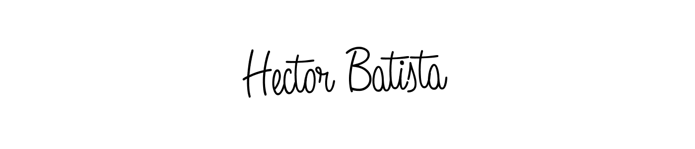 Angelique-Rose-font-FFP is a professional signature style that is perfect for those who want to add a touch of class to their signature. It is also a great choice for those who want to make their signature more unique. Get Hector Batista name to fancy signature for free. Hector Batista signature style 5 images and pictures png
