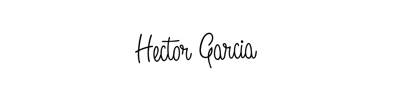 Use a signature maker to create a handwritten signature online. With this signature software, you can design (Angelique-Rose-font-FFP) your own signature for name Hector Garcia. Hector Garcia signature style 5 images and pictures png