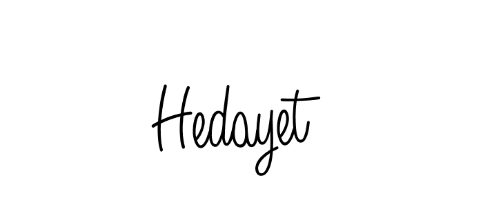 Design your own signature with our free online signature maker. With this signature software, you can create a handwritten (Angelique-Rose-font-FFP) signature for name Hedayet. Hedayet signature style 5 images and pictures png