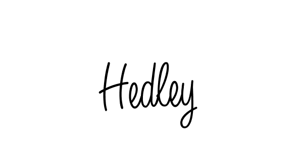 Hedley stylish signature style. Best Handwritten Sign (Angelique-Rose-font-FFP) for my name. Handwritten Signature Collection Ideas for my name Hedley. Hedley signature style 5 images and pictures png