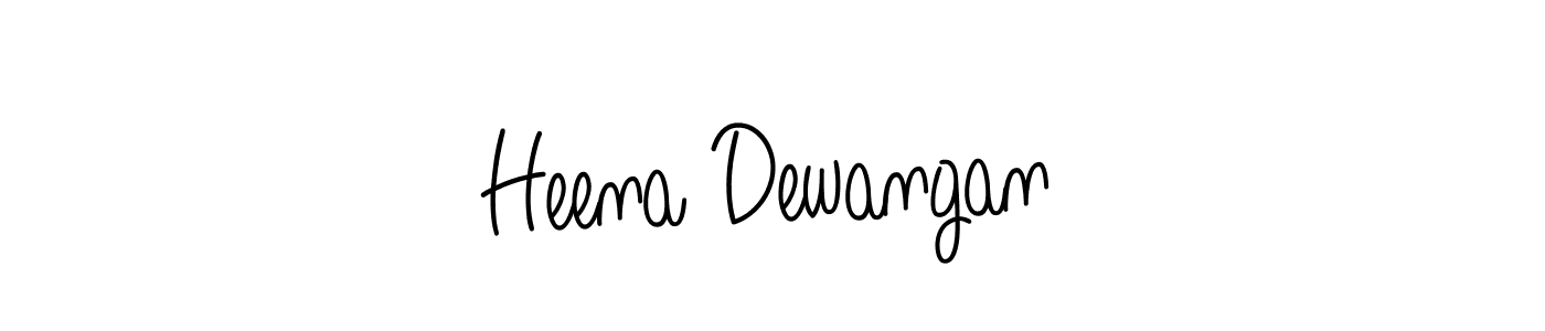 Once you've used our free online signature maker to create your best signature Angelique-Rose-font-FFP style, it's time to enjoy all of the benefits that Heena Dewangan name signing documents. Heena Dewangan signature style 5 images and pictures png