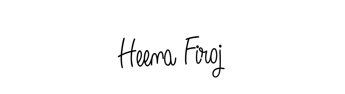 Check out images of Autograph of Heena Firoj name. Actor Heena Firoj Signature Style. Angelique-Rose-font-FFP is a professional sign style online. Heena Firoj signature style 5 images and pictures png