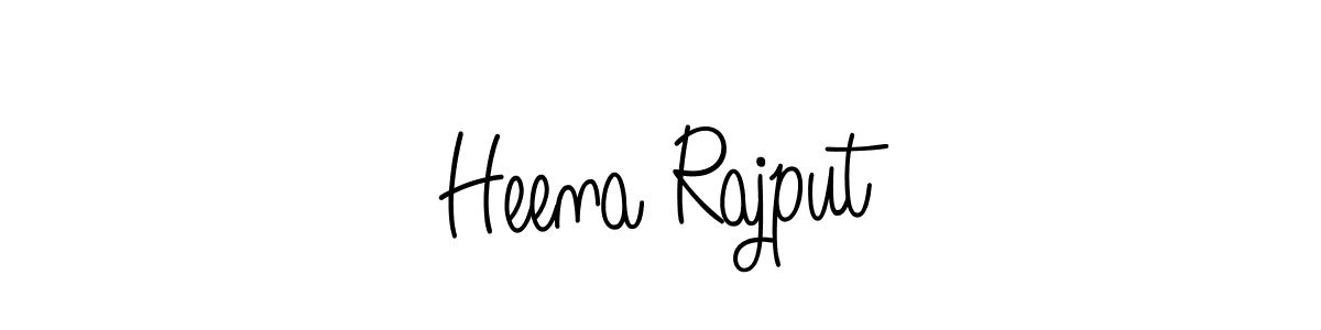 Here are the top 10 professional signature styles for the name Heena Rajput. These are the best autograph styles you can use for your name. Heena Rajput signature style 5 images and pictures png