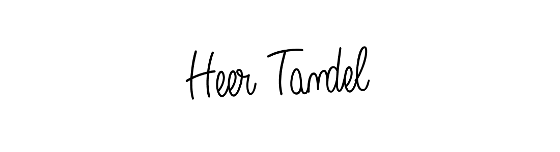 if you are searching for the best signature style for your name Heer Tandel. so please give up your signature search. here we have designed multiple signature styles  using Angelique-Rose-font-FFP. Heer Tandel signature style 5 images and pictures png