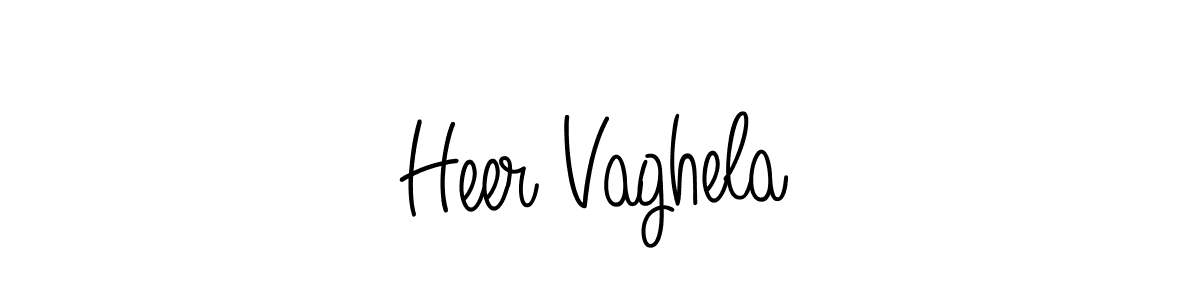 Make a short Heer Vaghela signature style. Manage your documents anywhere anytime using Angelique-Rose-font-FFP. Create and add eSignatures, submit forms, share and send files easily. Heer Vaghela signature style 5 images and pictures png
