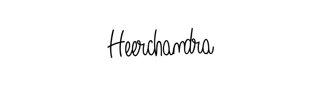 You should practise on your own different ways (Angelique-Rose-font-FFP) to write your name (Heerchandra) in signature. don't let someone else do it for you. Heerchandra signature style 5 images and pictures png