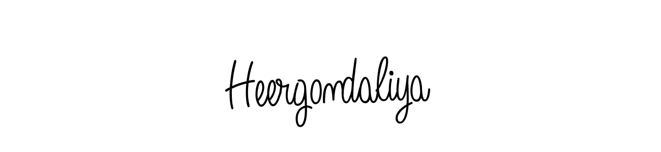 It looks lik you need a new signature style for name Heergondaliya. Design unique handwritten (Angelique-Rose-font-FFP) signature with our free signature maker in just a few clicks. Heergondaliya signature style 5 images and pictures png