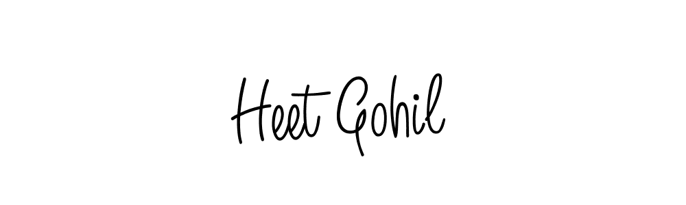 Check out images of Autograph of Heet Gohil name. Actor Heet Gohil Signature Style. Angelique-Rose-font-FFP is a professional sign style online. Heet Gohil signature style 5 images and pictures png