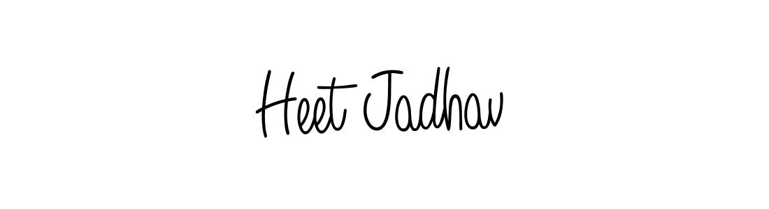 Also we have Heet Jadhav name is the best signature style. Create professional handwritten signature collection using Angelique-Rose-font-FFP autograph style. Heet Jadhav signature style 5 images and pictures png