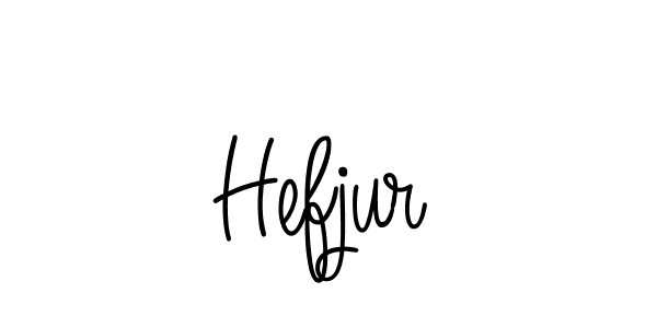 Make a beautiful signature design for name Hefjur. Use this online signature maker to create a handwritten signature for free. Hefjur signature style 5 images and pictures png