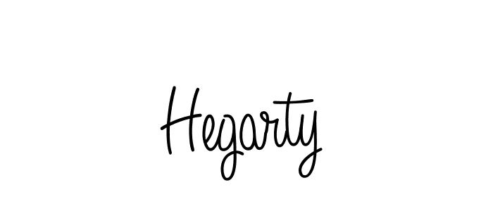 Design your own signature with our free online signature maker. With this signature software, you can create a handwritten (Angelique-Rose-font-FFP) signature for name Hegarty. Hegarty signature style 5 images and pictures png