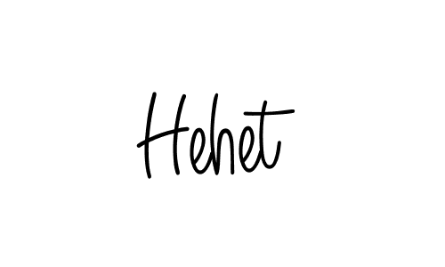 Design your own signature with our free online signature maker. With this signature software, you can create a handwritten (Angelique-Rose-font-FFP) signature for name Hehet. Hehet signature style 5 images and pictures png