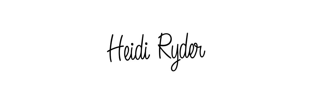 It looks lik you need a new signature style for name Heidi Ryder. Design unique handwritten (Angelique-Rose-font-FFP) signature with our free signature maker in just a few clicks. Heidi Ryder signature style 5 images and pictures png