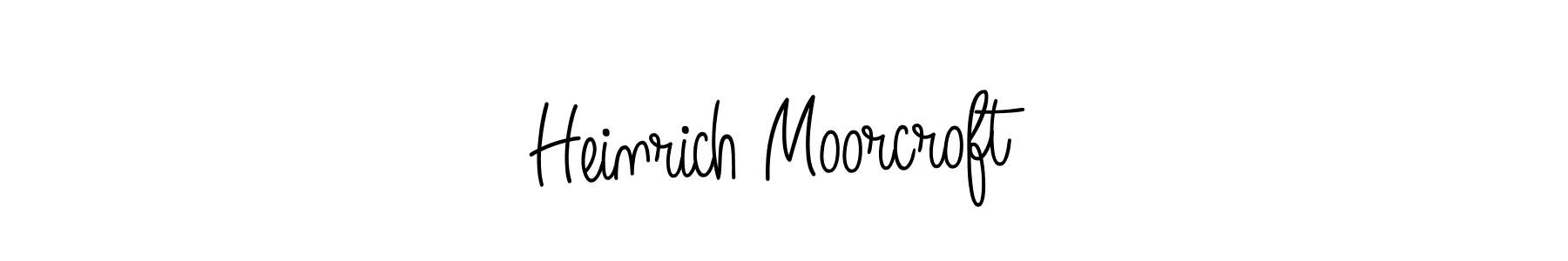 Angelique-Rose-font-FFP is a professional signature style that is perfect for those who want to add a touch of class to their signature. It is also a great choice for those who want to make their signature more unique. Get Heinrich Moorcroft name to fancy signature for free. Heinrich Moorcroft signature style 5 images and pictures png