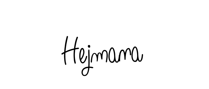 Use a signature maker to create a handwritten signature online. With this signature software, you can design (Angelique-Rose-font-FFP) your own signature for name Hejmana. Hejmana signature style 5 images and pictures png