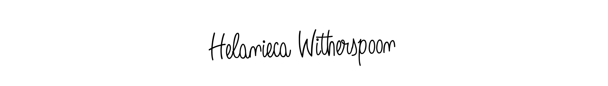 This is the best signature style for the Helanieca Witherspoon name. Also you like these signature font (Angelique-Rose-font-FFP). Mix name signature. Helanieca Witherspoon signature style 5 images and pictures png