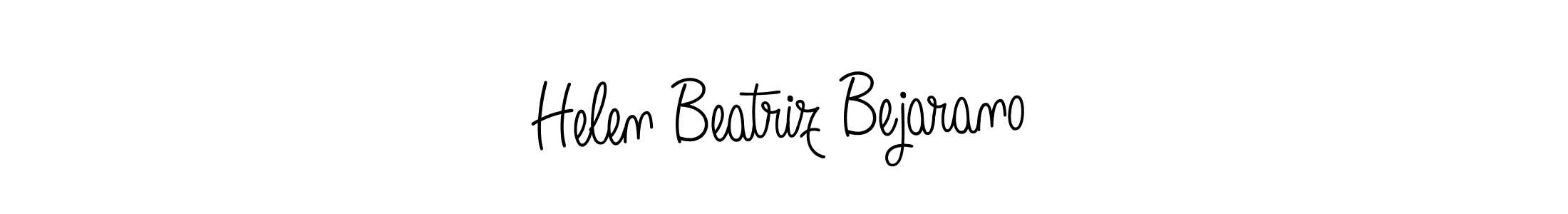 Use a signature maker to create a handwritten signature online. With this signature software, you can design (Angelique-Rose-font-FFP) your own signature for name Helen Beatriz Bejarano. Helen Beatriz Bejarano signature style 5 images and pictures png