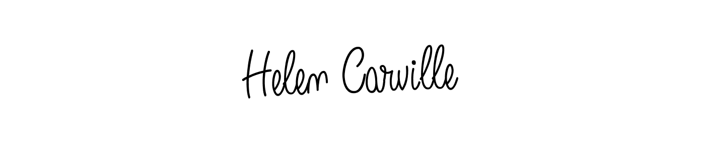 Also we have Helen Carville name is the best signature style. Create professional handwritten signature collection using Angelique-Rose-font-FFP autograph style. Helen Carville signature style 5 images and pictures png