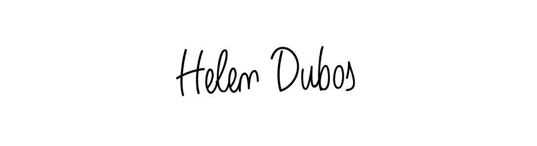 Design your own signature with our free online signature maker. With this signature software, you can create a handwritten (Angelique-Rose-font-FFP) signature for name Helen Dubos. Helen Dubos signature style 5 images and pictures png