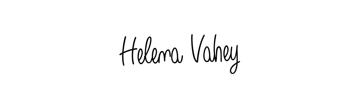 Helena Vahey stylish signature style. Best Handwritten Sign (Angelique-Rose-font-FFP) for my name. Handwritten Signature Collection Ideas for my name Helena Vahey. Helena Vahey signature style 5 images and pictures png