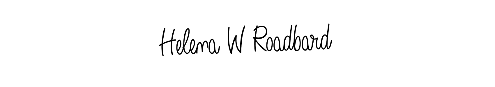 How to make Helena W Roadbard signature? Angelique-Rose-font-FFP is a professional autograph style. Create handwritten signature for Helena W Roadbard name. Helena W Roadbard signature style 5 images and pictures png