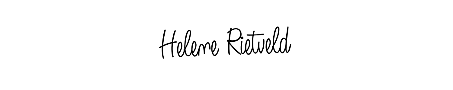 The best way (Angelique-Rose-font-FFP) to make a short signature is to pick only two or three words in your name. The name Helene Rietveld include a total of six letters. For converting this name. Helene Rietveld signature style 5 images and pictures png