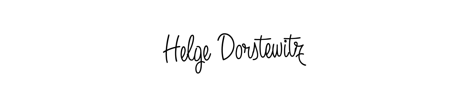 You should practise on your own different ways (Angelique-Rose-font-FFP) to write your name (Helge Dorstewitz) in signature. don't let someone else do it for you. Helge Dorstewitz signature style 5 images and pictures png