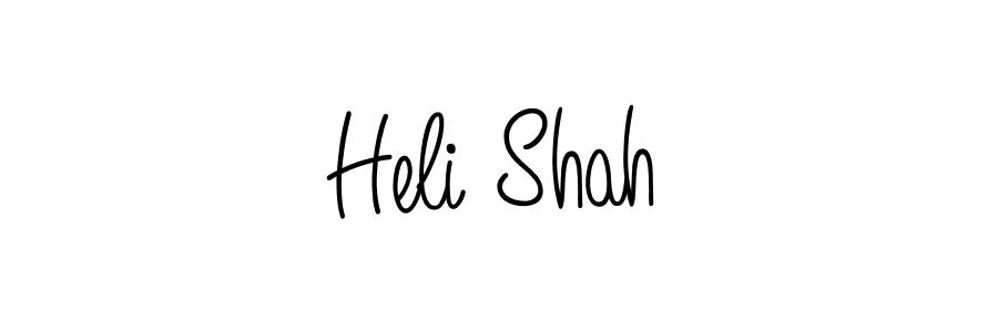 if you are searching for the best signature style for your name Heli Shah. so please give up your signature search. here we have designed multiple signature styles  using Angelique-Rose-font-FFP. Heli Shah signature style 5 images and pictures png