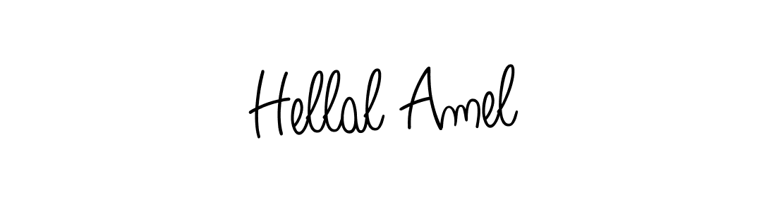 Here are the top 10 professional signature styles for the name Hellal Amel. These are the best autograph styles you can use for your name. Hellal Amel signature style 5 images and pictures png