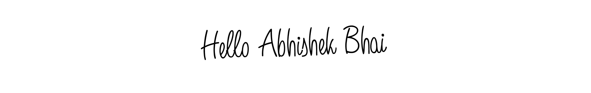 This is the best signature style for the Hello Abhishek Bhai name. Also you like these signature font (Angelique-Rose-font-FFP). Mix name signature. Hello Abhishek Bhai signature style 5 images and pictures png