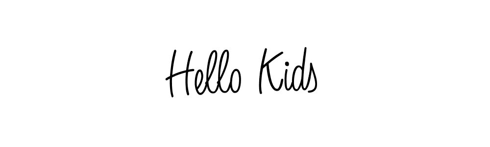 Create a beautiful signature design for name Hello Kids. With this signature (Angelique-Rose-font-FFP) fonts, you can make a handwritten signature for free. Hello Kids signature style 5 images and pictures png