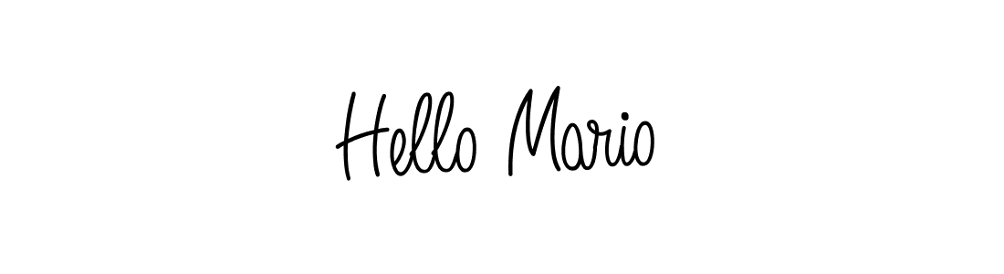Make a beautiful signature design for name Hello Mario. Use this online signature maker to create a handwritten signature for free. Hello Mario signature style 5 images and pictures png